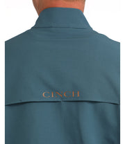M002 Teal Quarter Zip Pullover