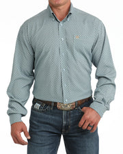 M151 Cinch Men's Arenaflex Light Blue Long-sleeve