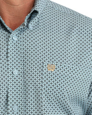 M151 Cinch Men's Arenaflex Light Blue Long-sleeve