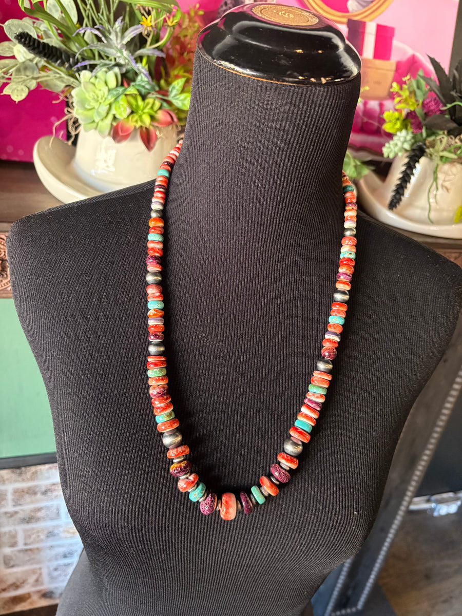 T9 Multi Stone Necklace
