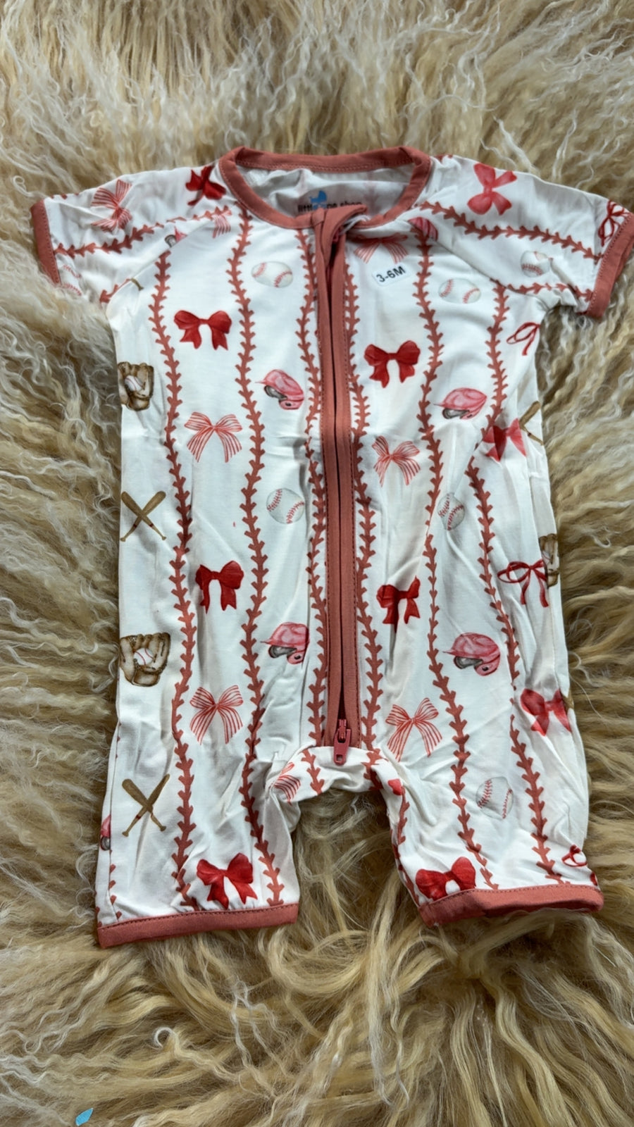 Baseball Romper
